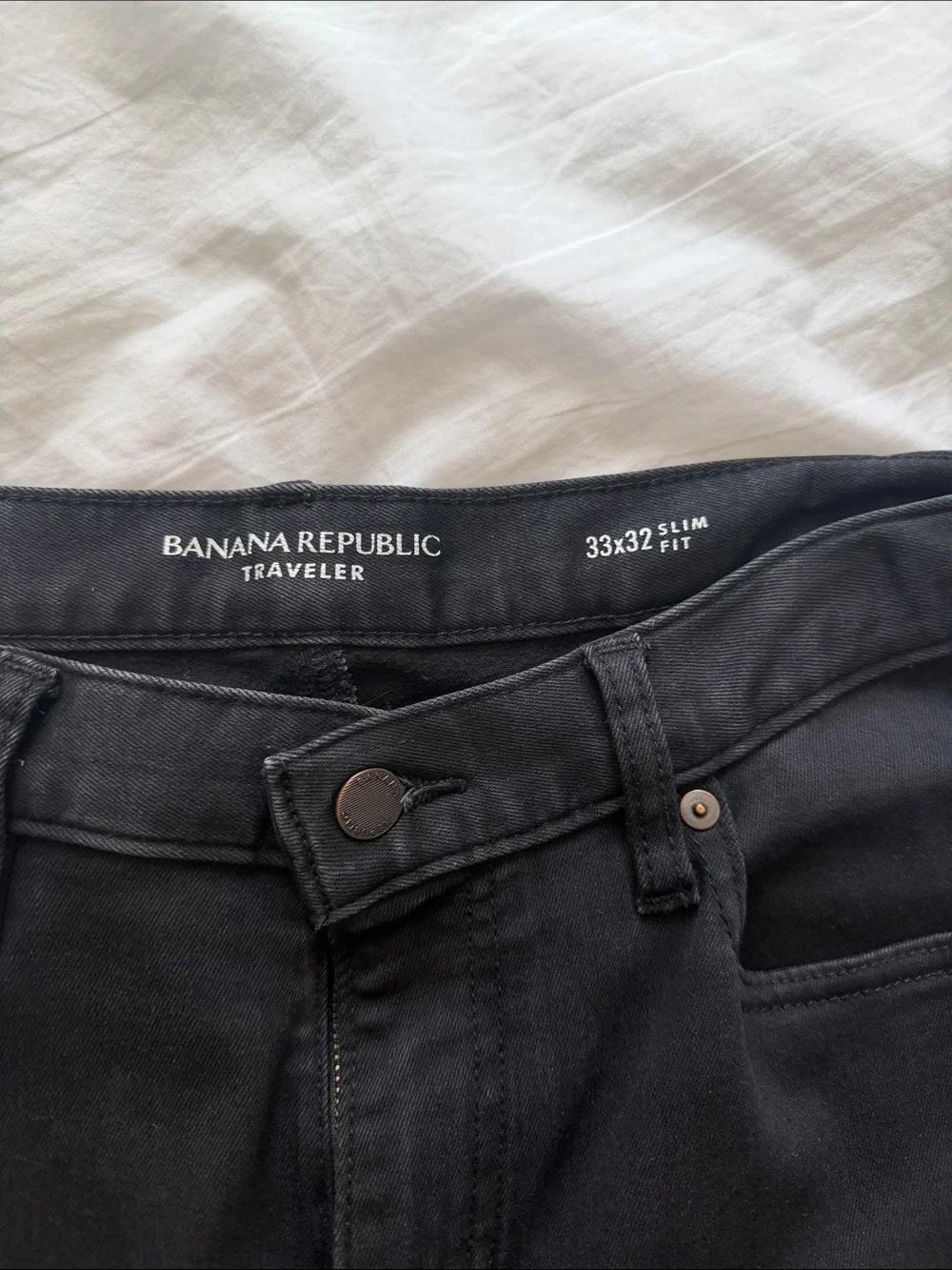 Banana Republican Men’s Traveler Jeans Size 33x32 Black